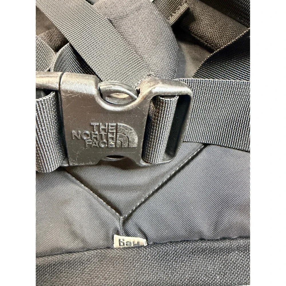 The North Face Backpack Black Blue Hiking Rucksack Technical Bag Y2K Vintage